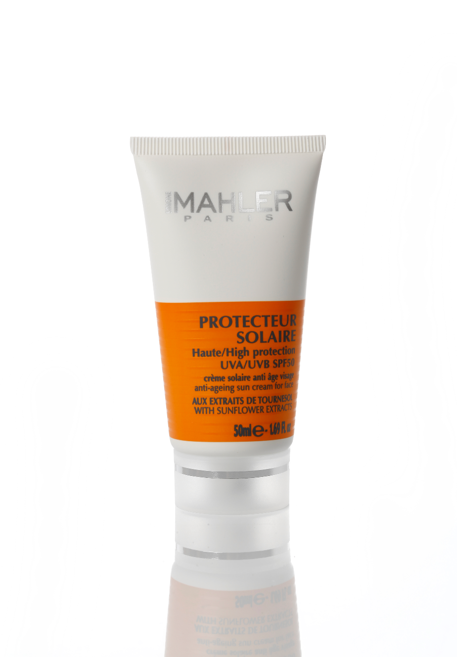 Protecteur solaire haute protection UVA/AVB SPF50